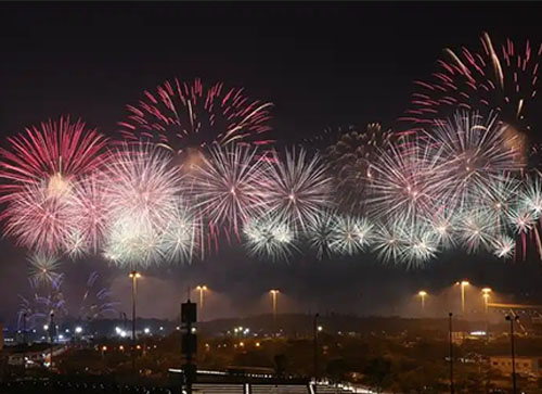 襄垣县焰火晚会